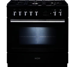 RANGEMASTER  Professional FXP 90 Dual Fuel Range Cooker - Black